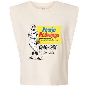 Peoria Redwings Garment-Dyed Women's Muscle Tee