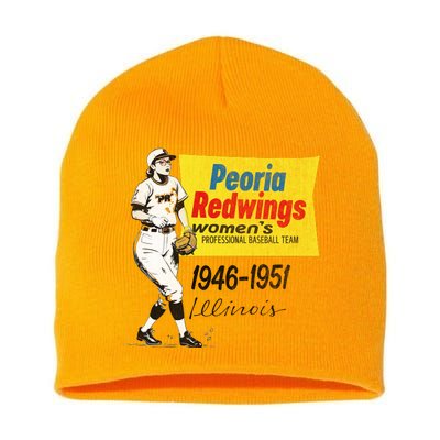 Peoria Redwings Short Acrylic Beanie