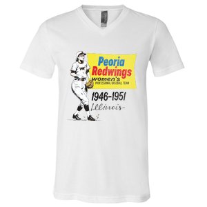 Peoria Redwings V-Neck T-Shirt