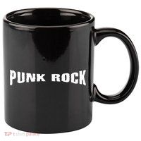 Punk Rock 11oz C Handle Ceramic Mug