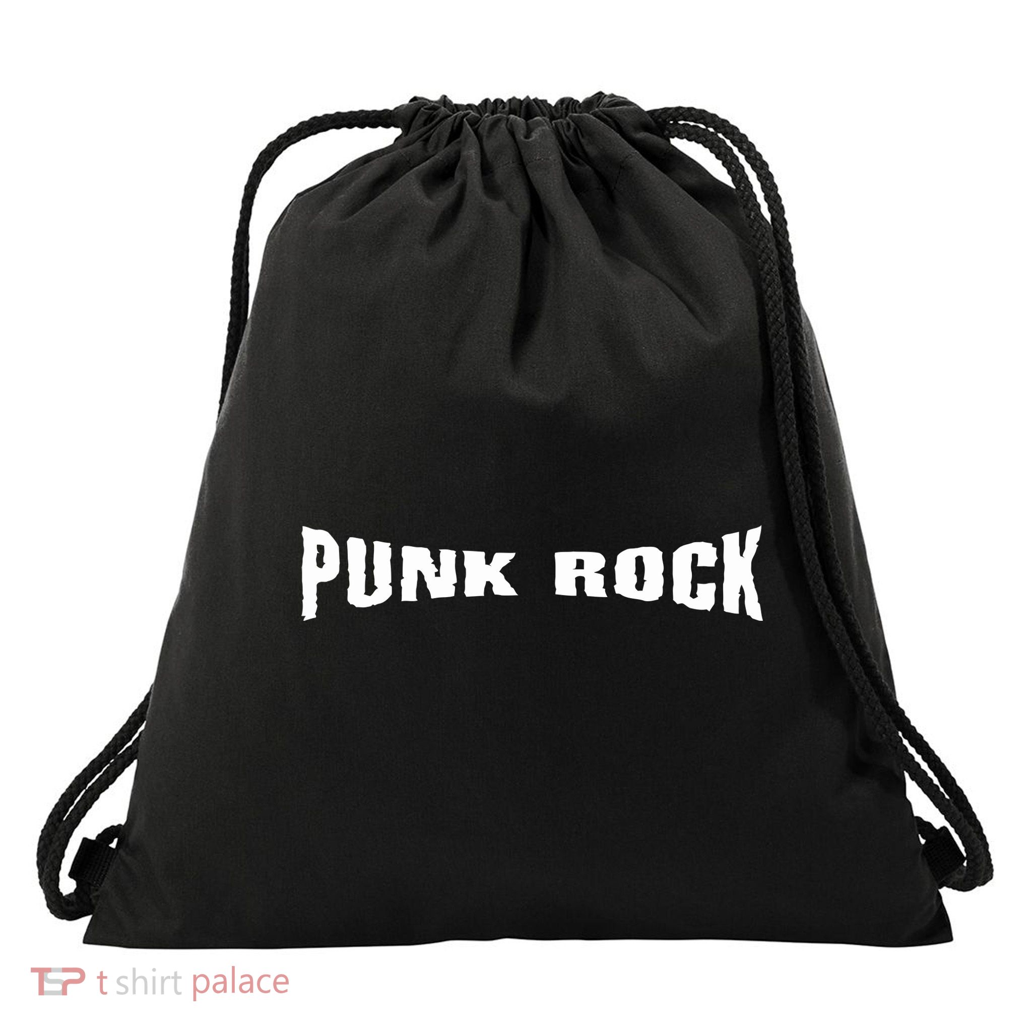 Punk Rock Drawstring Bag