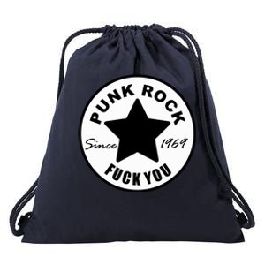 Punk Rock Drawstring Bag