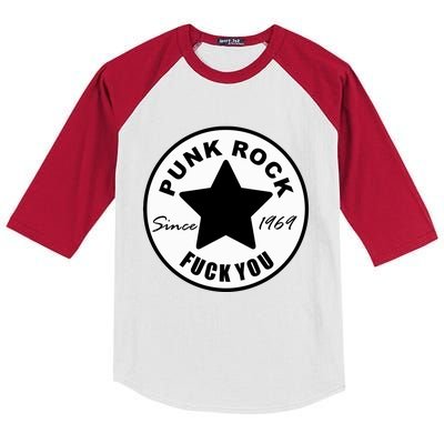 Punk Rock Kids Colorblock Raglan Jersey