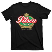 Peruvian Restaurant Pilsen Callao Beer Marca Peru Soccer T-Shirt