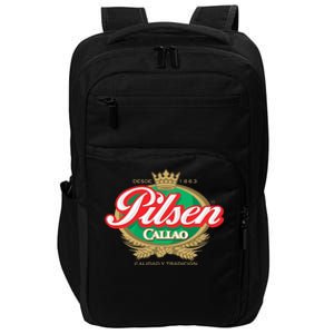 Peruvian Restaurant Pilsen Callao Beer Marca Peru Soccer Impact Tech Backpack