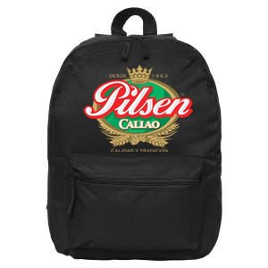 Peruvian Restaurant Pilsen Callao Beer Marca Peru Soccer 16 in Basic Backpack