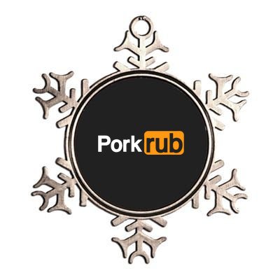 Pork Rub Metallic Star Ornament