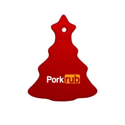 Pork Rub Ceramic Tree Ornament