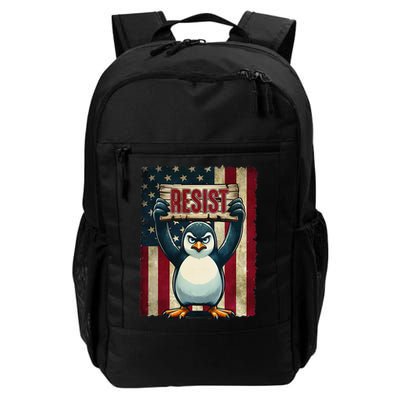 Penguin Resist Penguins Protest Against Tariffs Backpack