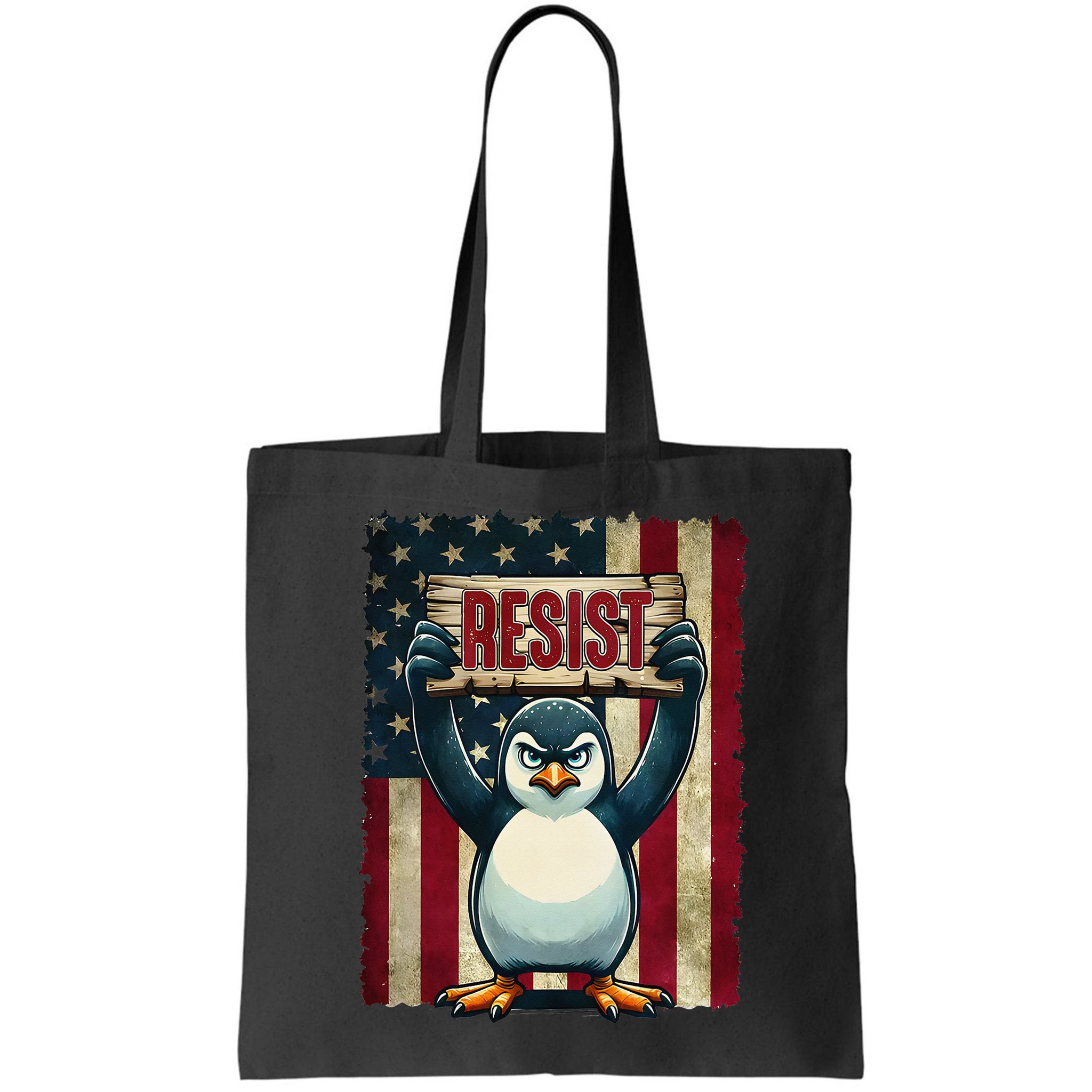 Penguin Resist Penguins Protest Against Tariffs Bag