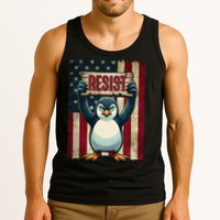Penguin Resist Penguins Protest Against Tariffs Tank Top
