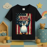 Penguin Resist Penguins Protest Against Tariffs Toddler T-Shirt