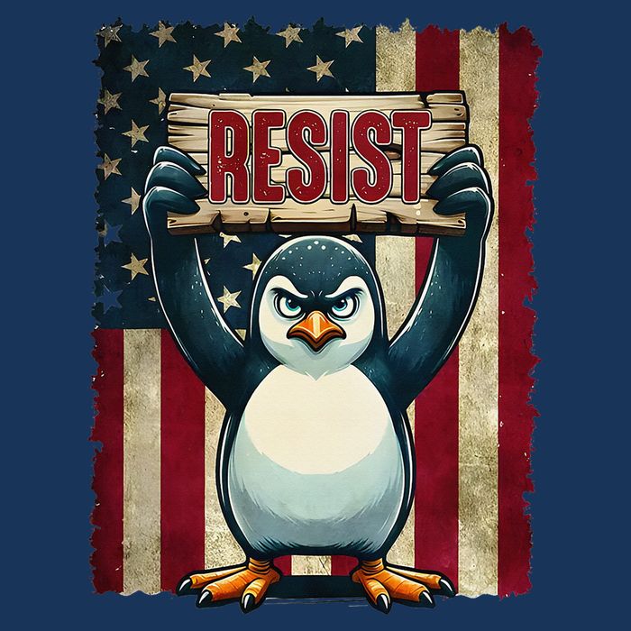 Penguin Resist Penguins Protest Against Tariffs Infant Baby Jersey Bodysuit