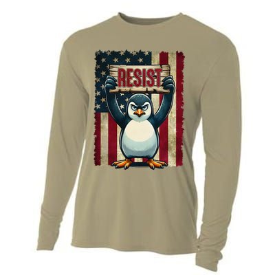 Penguin Resist Penguins Protest Against Tariffs Cooling Performance Long Sleeve Crew