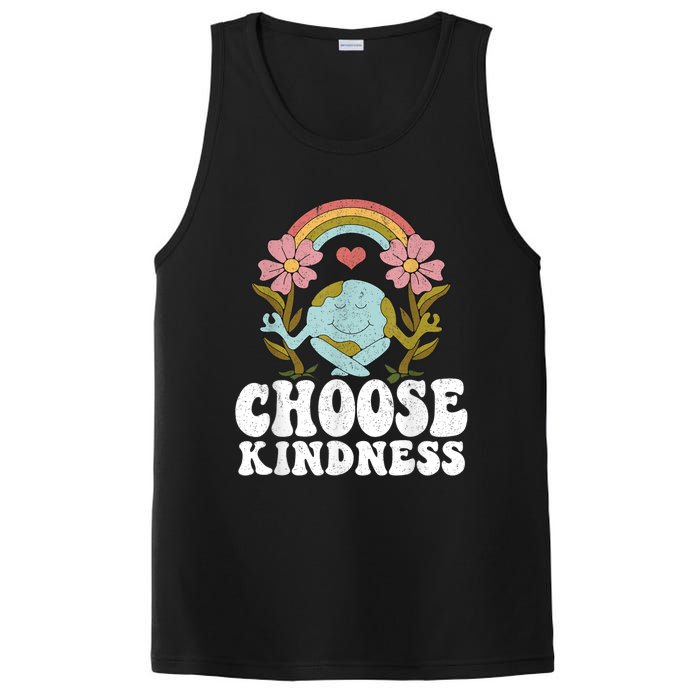 Positive Rainbow Peace Hippie Choose Kindness Earth Day PosiCharge Competitor Tank