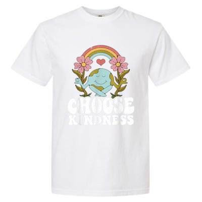 Positive Rainbow Peace Hippie Choose Kindness Earth Day Garment-Dyed Heavyweight T-Shirt