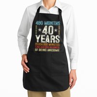 Pitbull Resting Pit Face Retro Funny Pit bull Lovers Apron