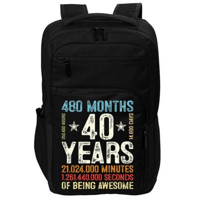 Pitbull Resting Pit Face Retro Funny Pit bull Lovers Impact Tech Backpack