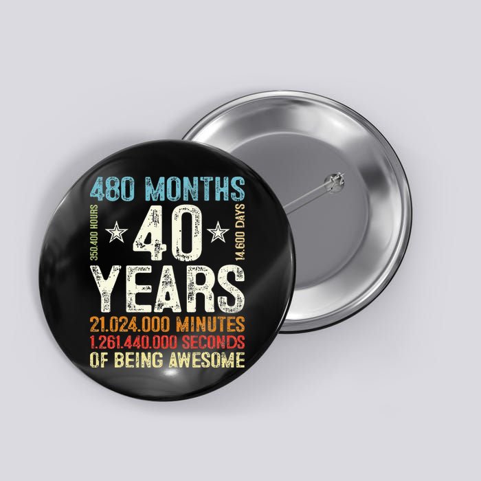 Pitbull Resting Pit Face Retro Funny Pit bull Lovers Button