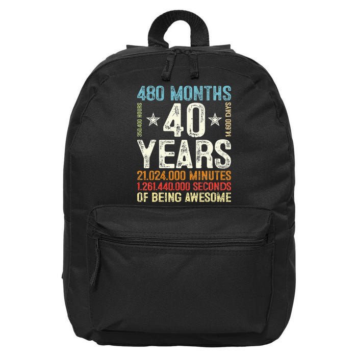 Pitbull Resting Pit Face Retro Funny Pit bull Lovers 16 in Basic Backpack