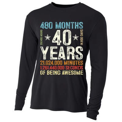 Pitbull Resting Pit Face Retro Funny Pit bull Lovers Cooling Performance Long Sleeve Crew