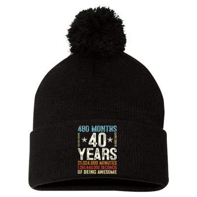 Pitbull Resting Pit Face Retro Funny Pit bull Lovers Pom Pom 12in Knit Beanie