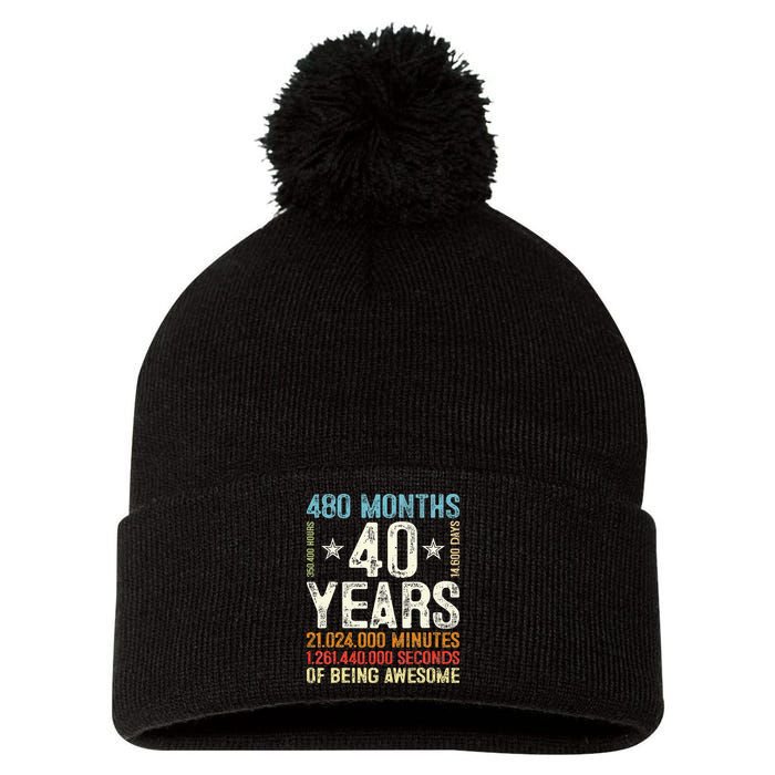 Pitbull Resting Pit Face Retro Funny Pit bull Lovers Pom Pom 12in Knit Beanie