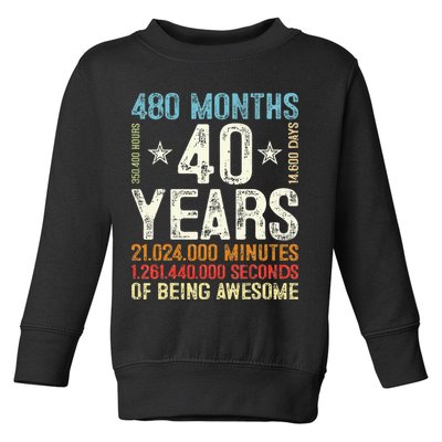 Pitbull Resting Pit Face Retro Funny Pit bull Lovers Toddler Sweatshirt