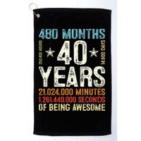 Pitbull Resting Pit Face Retro Funny Pit bull Lovers Golf Towel