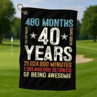 Pitbull Resting Pit Face Retro Funny Pit bull Lovers Golf Towel
