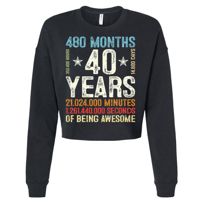 Pitbull Resting Pit Face Retro Funny Pit bull Lovers Cropped Pullover Crew