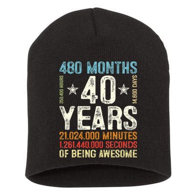 Pitbull Resting Pit Face Retro Funny Pit bull Lovers Short Acrylic Beanie