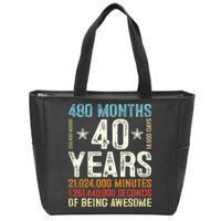 Pitbull Resting Pit Face Retro Funny Pit bull Lovers Zip Tote Bag