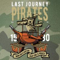 Pirates Retro Legacy Tie Dye Trucker Hat