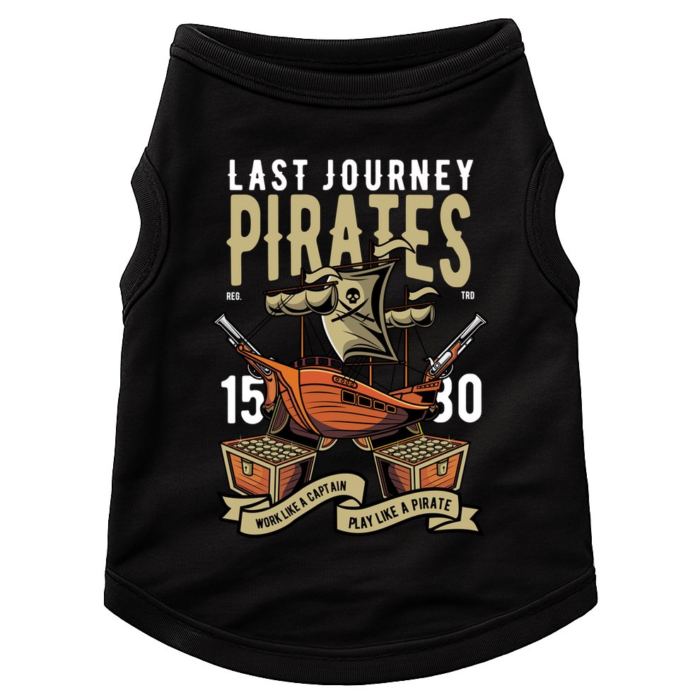 Pirates Retro Doggie Tank