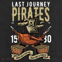Pirates Retro 11oz C Handle Ceramic Mug