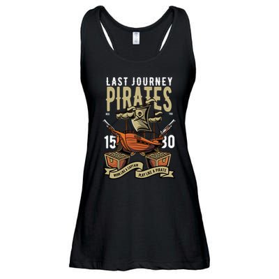 Pirates Retro Ladies Essential Flowy Tank