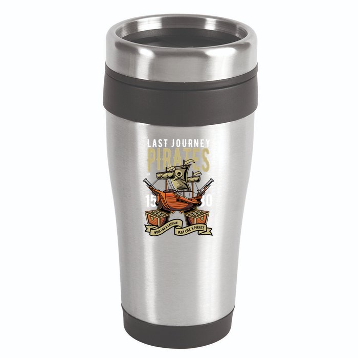 Pirates Retro 16oz Travel Tumbler