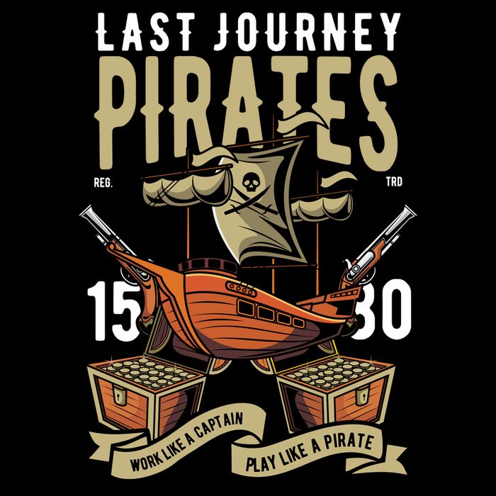 Pirates Retro 16oz Travel Tumbler