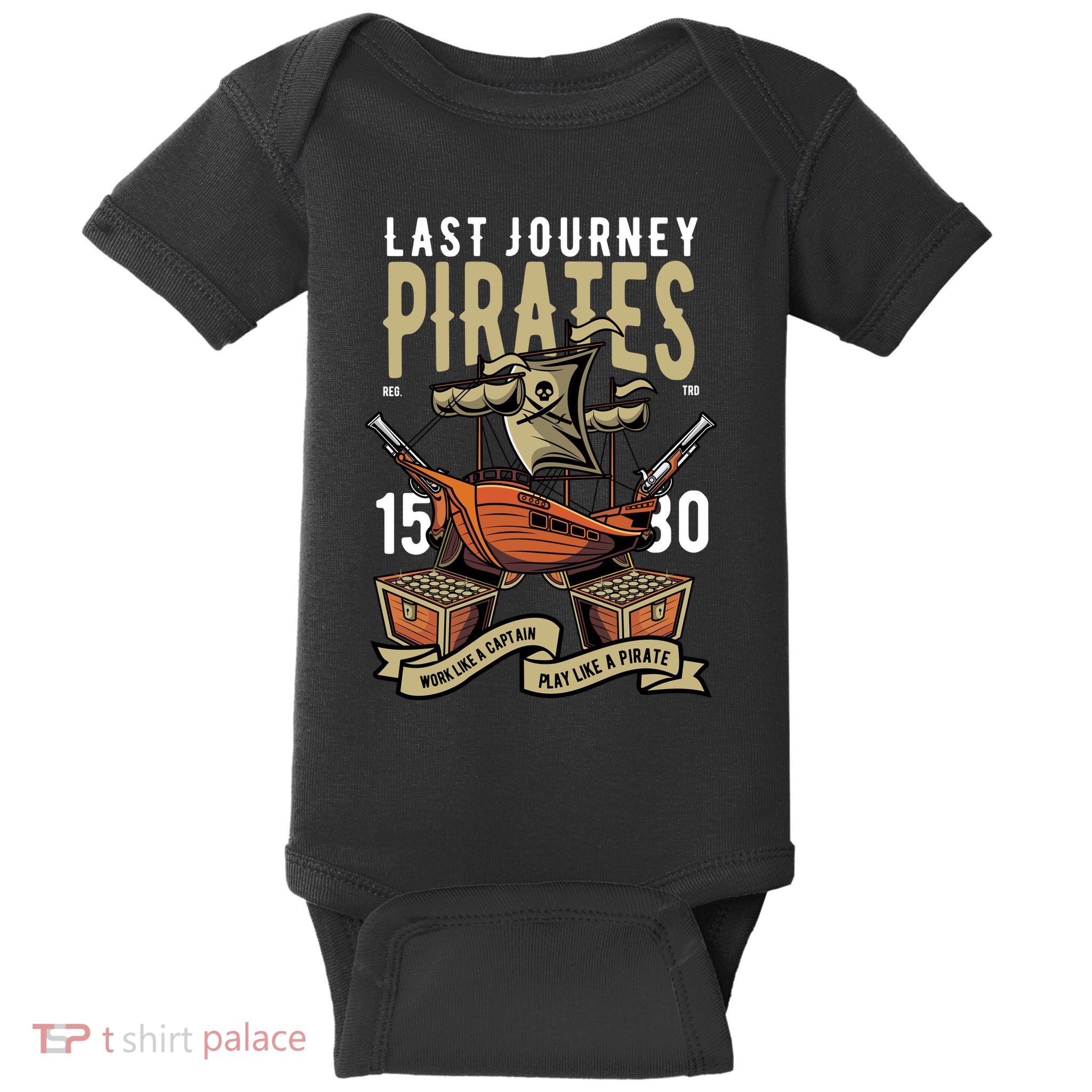 Pirates Retro Baby Bodysuit