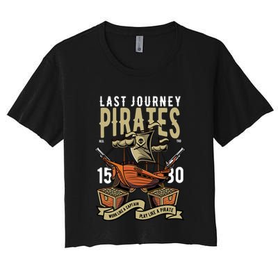 Pirates Retro Crop Top