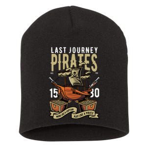 Pirates Retro Short Acrylic Beanie