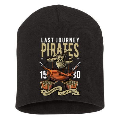 Pirates Retro Short Acrylic Beanie