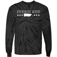 Puerto Rico Pride Proud To Be Puerto Rican Tie-Dye Long Sleeve Shirt