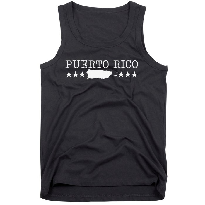 Puerto Rico Pride Proud To Be Puerto Rican Tank Top