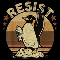 Penguin Resist Penguins Protest Against Tariffs Impact Tech Backpack