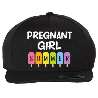 Pregnancy Reveal Pregnant Summer Baby Shower Wool Snapback Cap