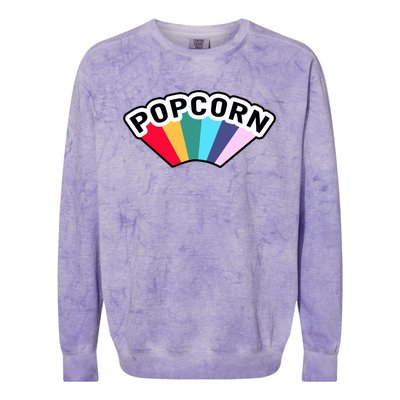 Popcorn Rainbow Colorblast Crewneck Sweatshirt