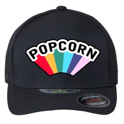 Popcorn Rainbow Flexfit Unipanel Trucker Cap