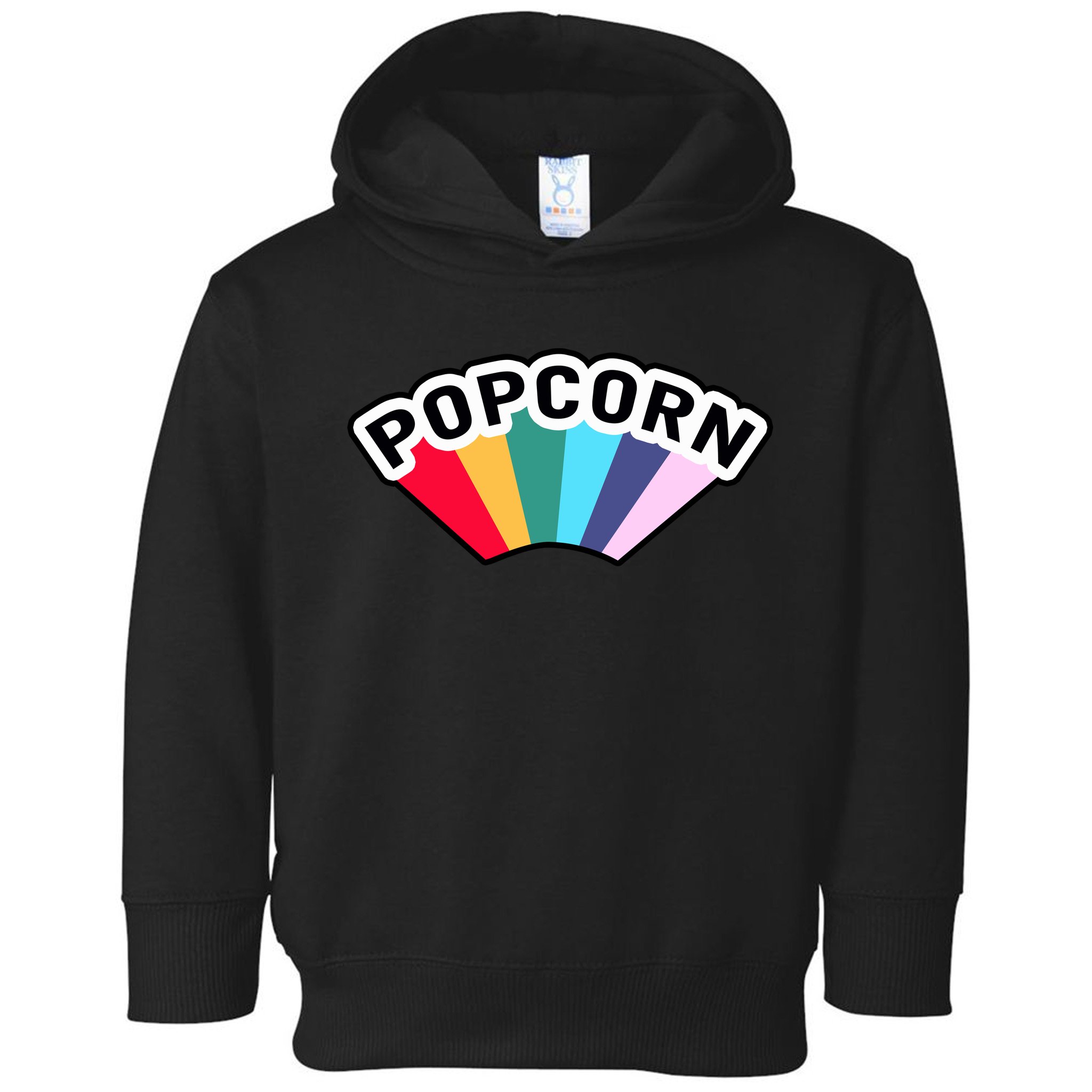 Popcorn Rainbow Toddler Hoodie